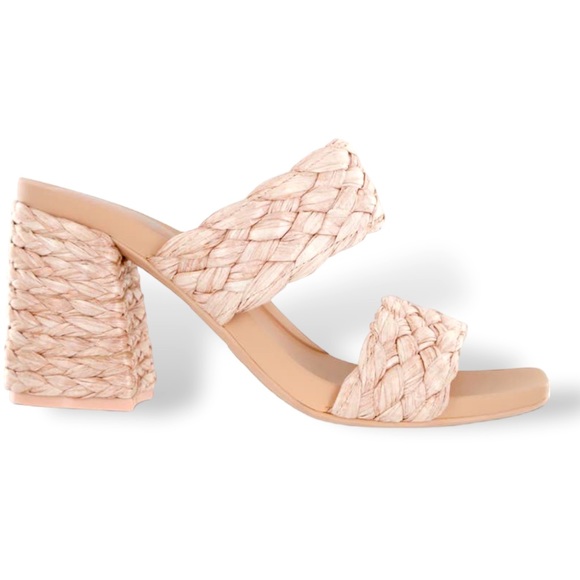 *NIB* MIA‎ Tesi Braid Strap Slide Sandal Size 7.5 - Picture 2 of 5